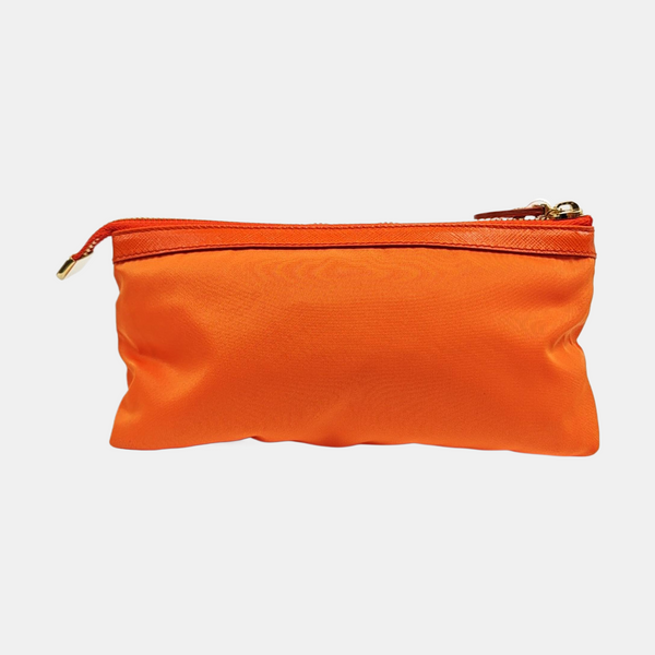 Nylon Clutch Orange