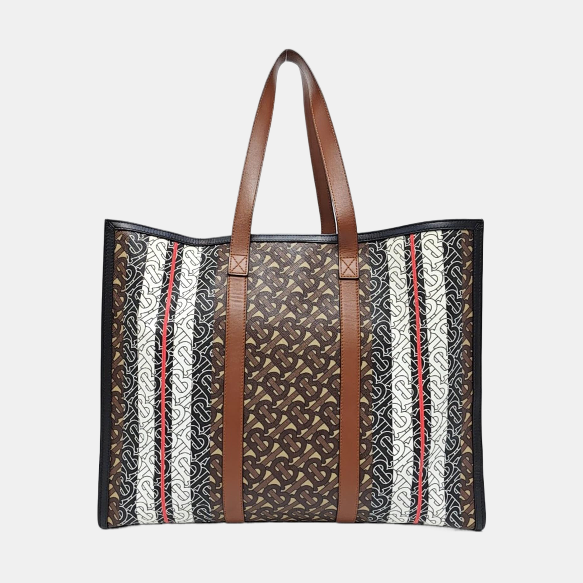 MONOGRAM Large Coated Canvas Brown