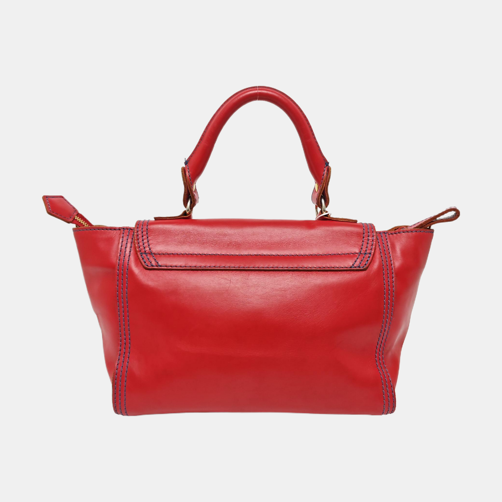 Quilted Calfskin Shoulder Bag Red