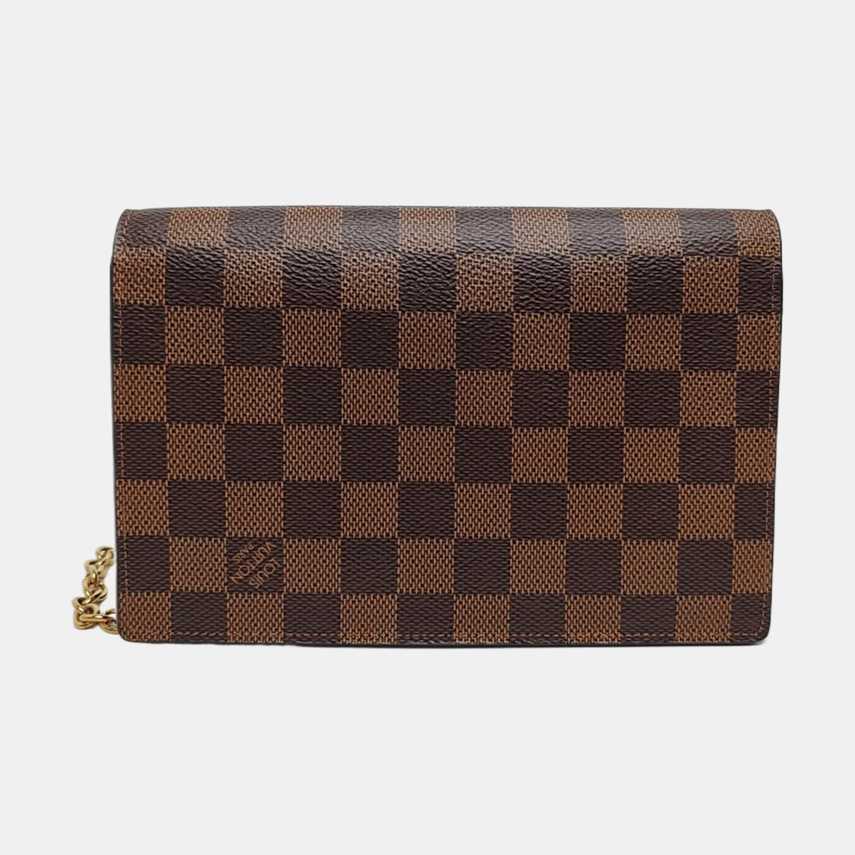VAVIN Damier Ebene Coated Canvas Brown