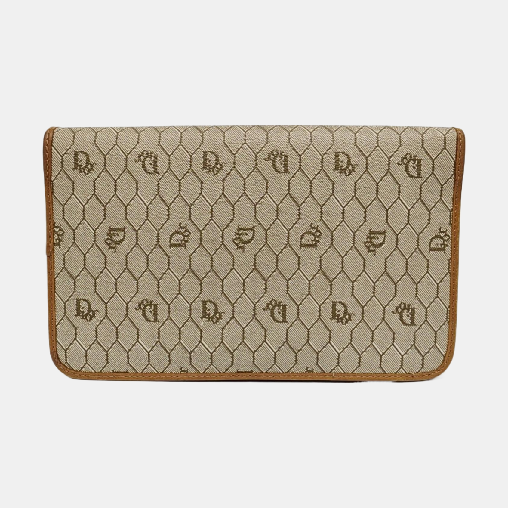 Vintage Honeycomb Coated Canvas Brown