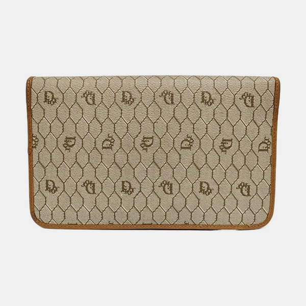 Vintage Honeycomb Coated Canvas Brown