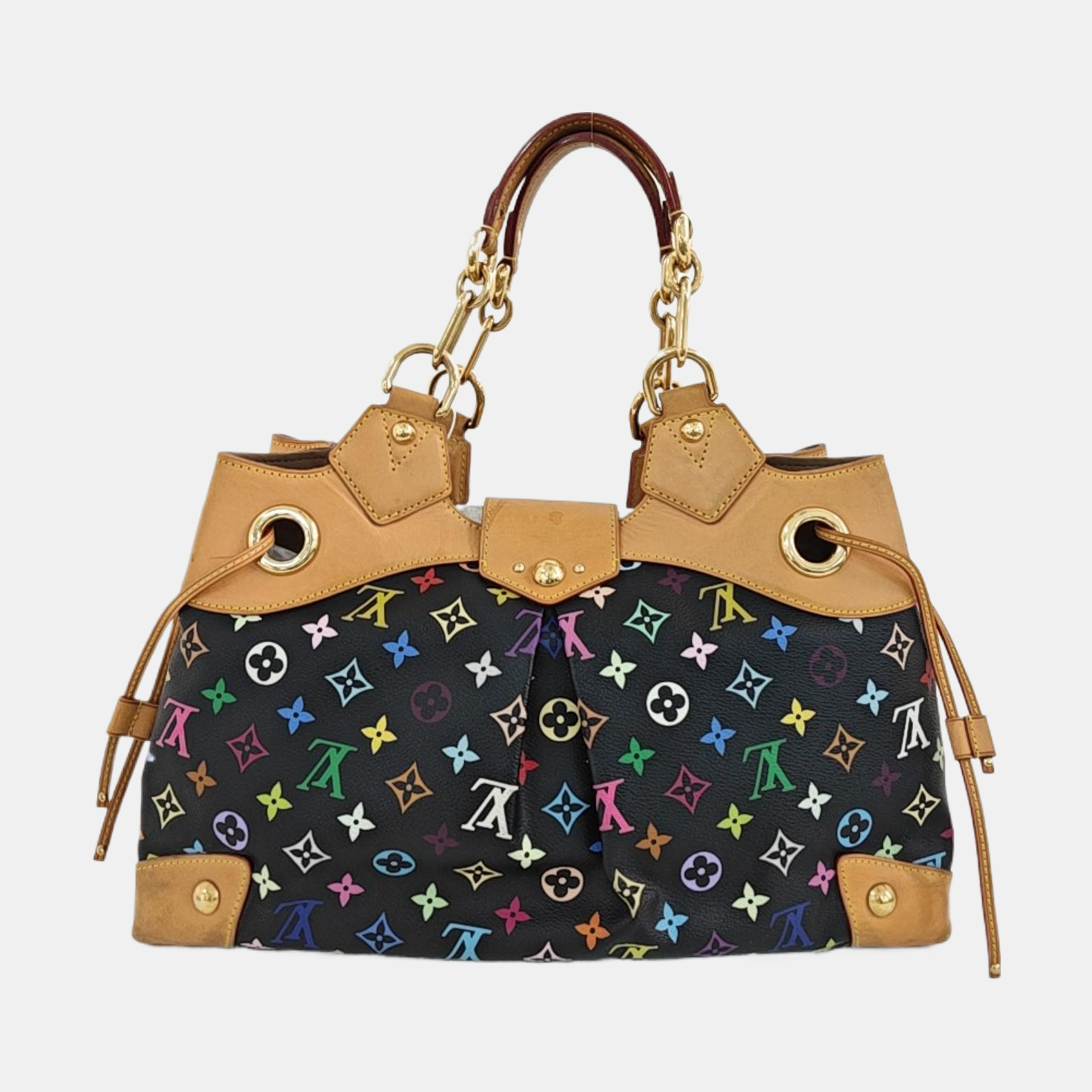 LV × TM URSULA Monogram Coated Canvas Black