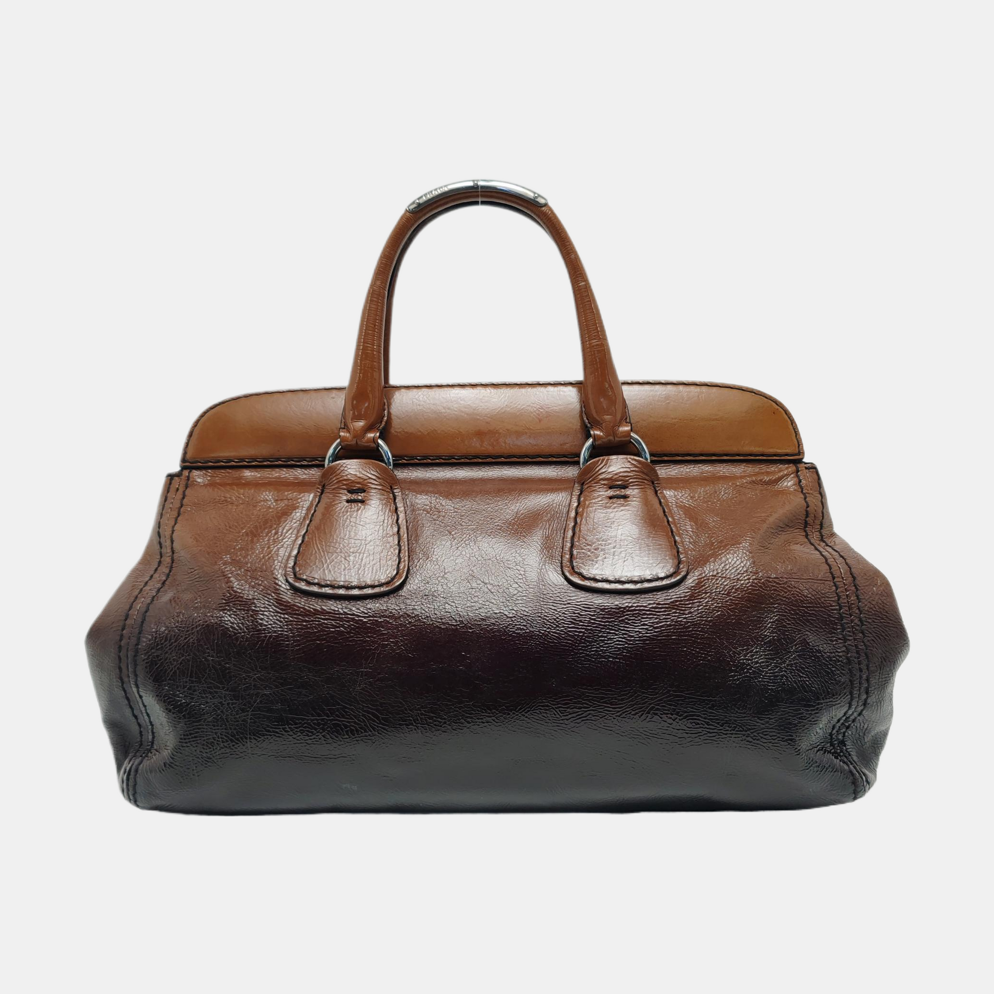 Calfskin Tote Bag Multicolor