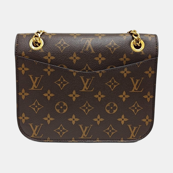 PASSY Monogram Coated Canvas Brown