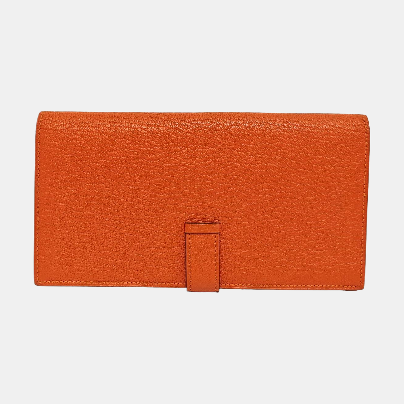 Bearn Medium Chèvre Mysore Orange Wallet