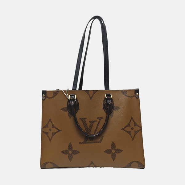 ONTHEGO MM Monogram Coated Canvas Brown