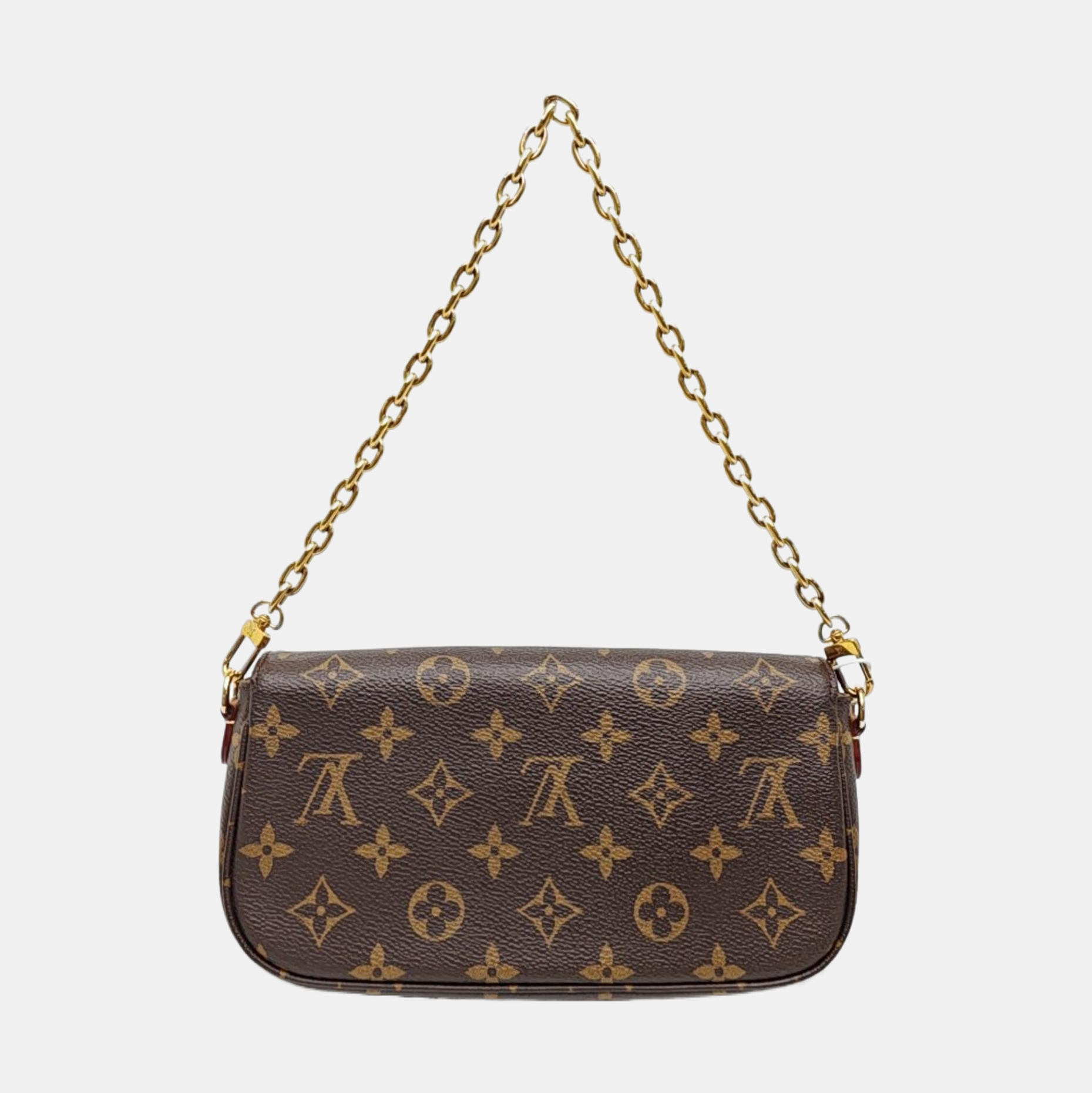 IVY Monogram Coated Canvas Brown