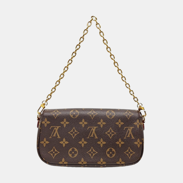 IVY Monogram Coated Canvas Brown