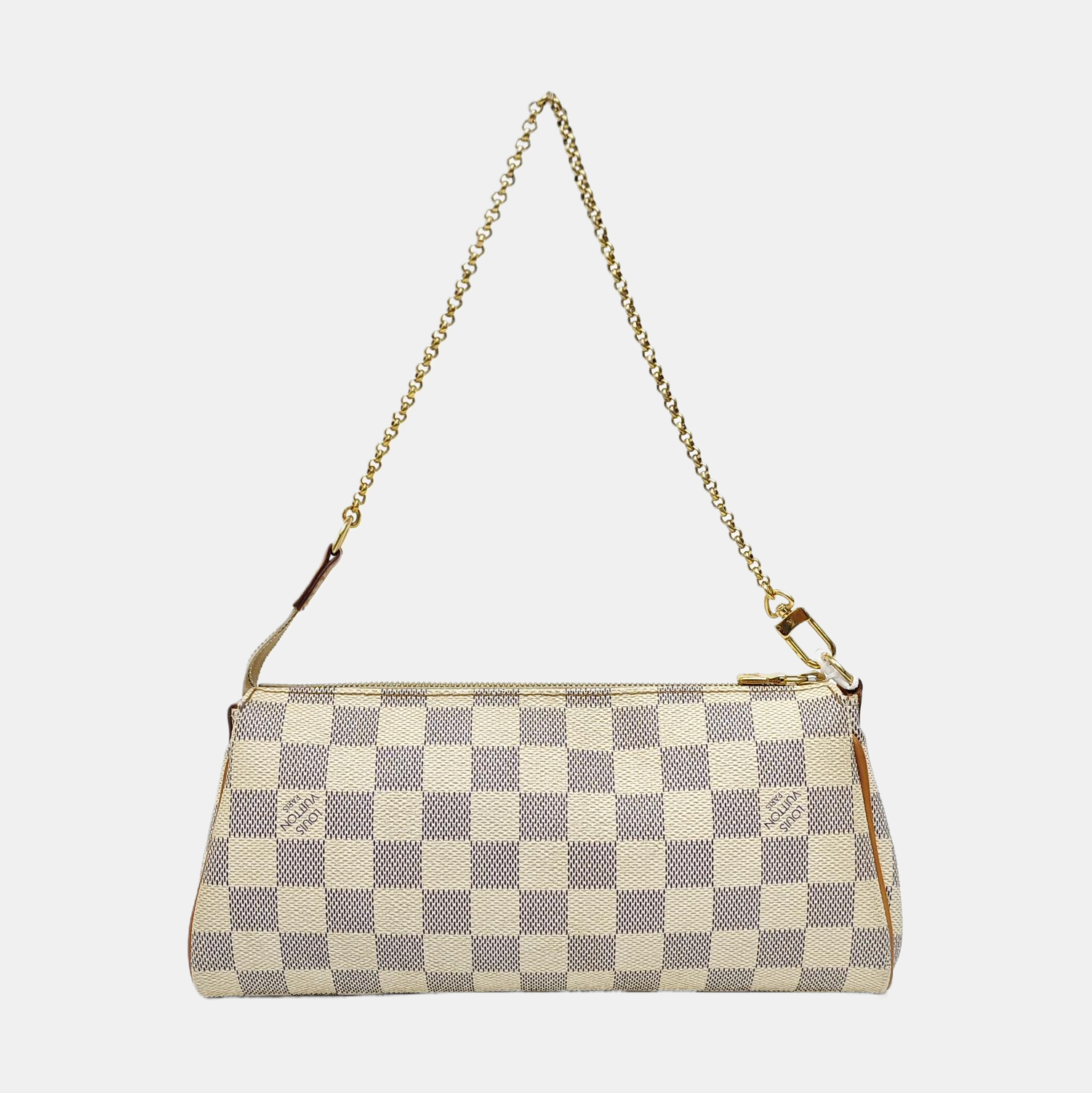EVA Damier Azur Coated Canvas White