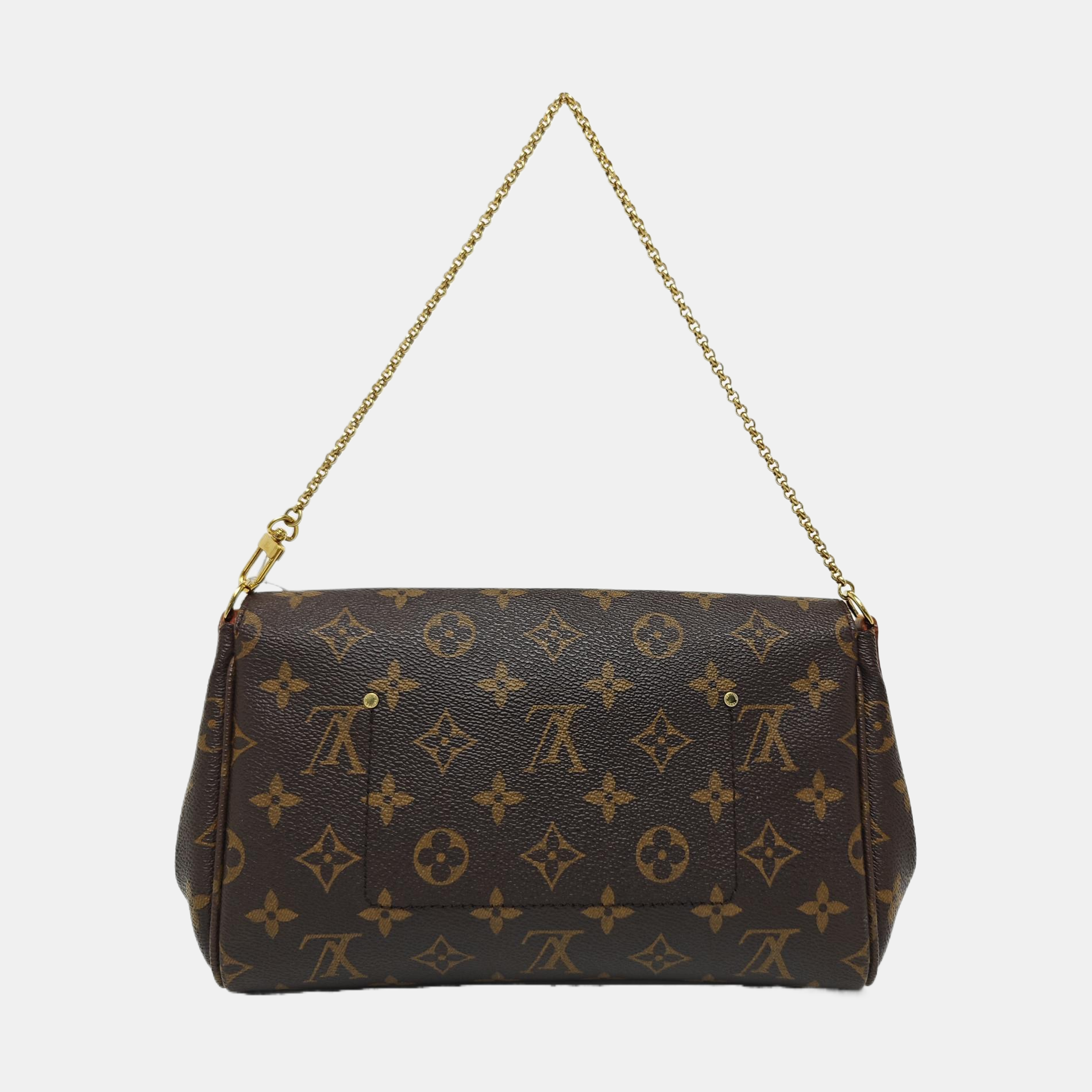 FAVORITE MM Monogram Coated Canvas Brown