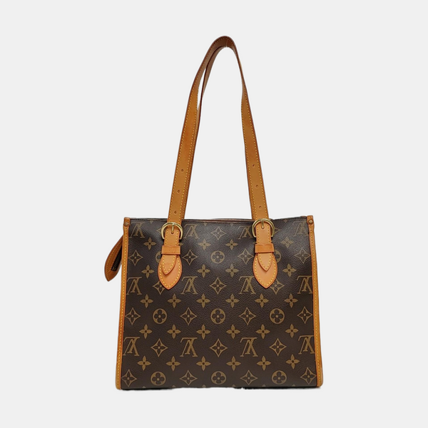POPINCOURT Monogram Coated Canvas Brown