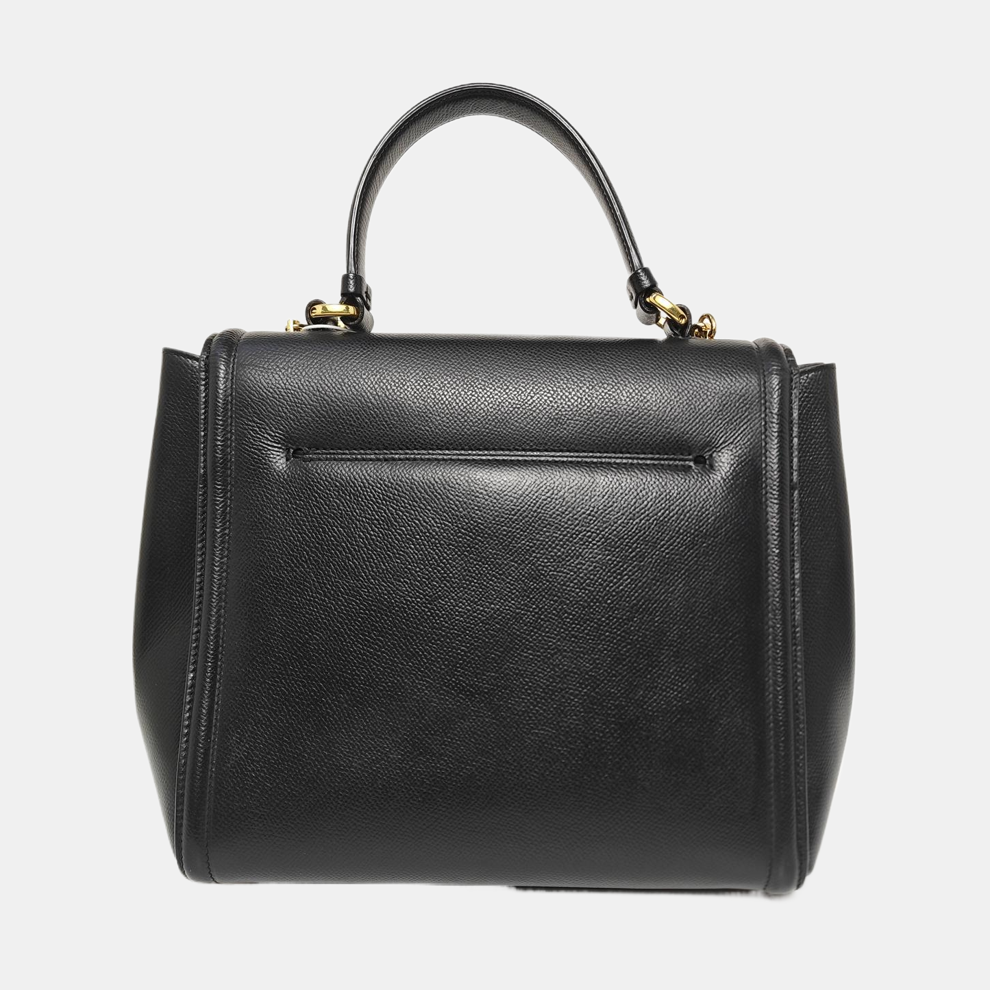 Calfskin Shoulder Bag Medium Black