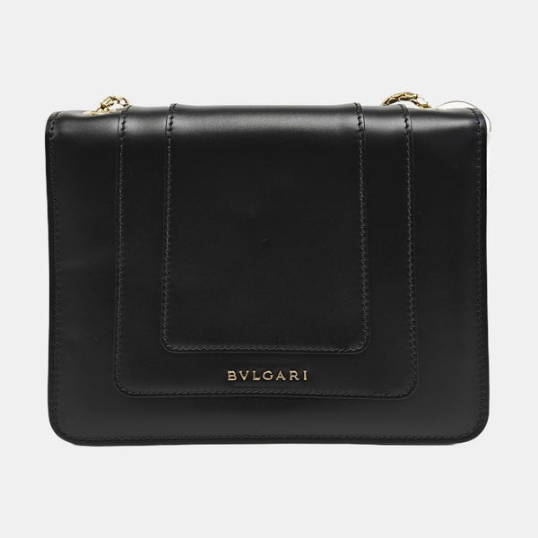 SERPENTI FOREVER Small Calfskin Black