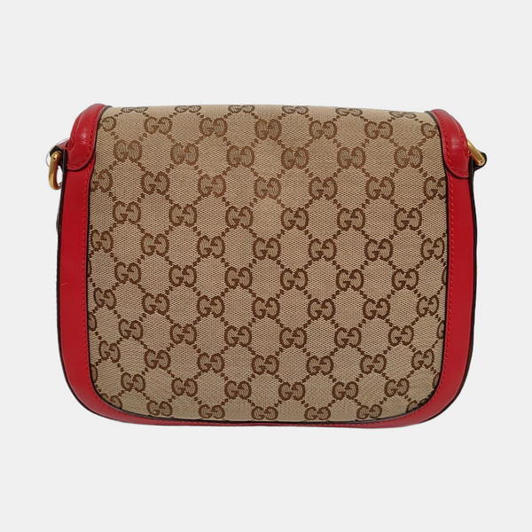 Lady Web Medium Monogram Canvas Brown