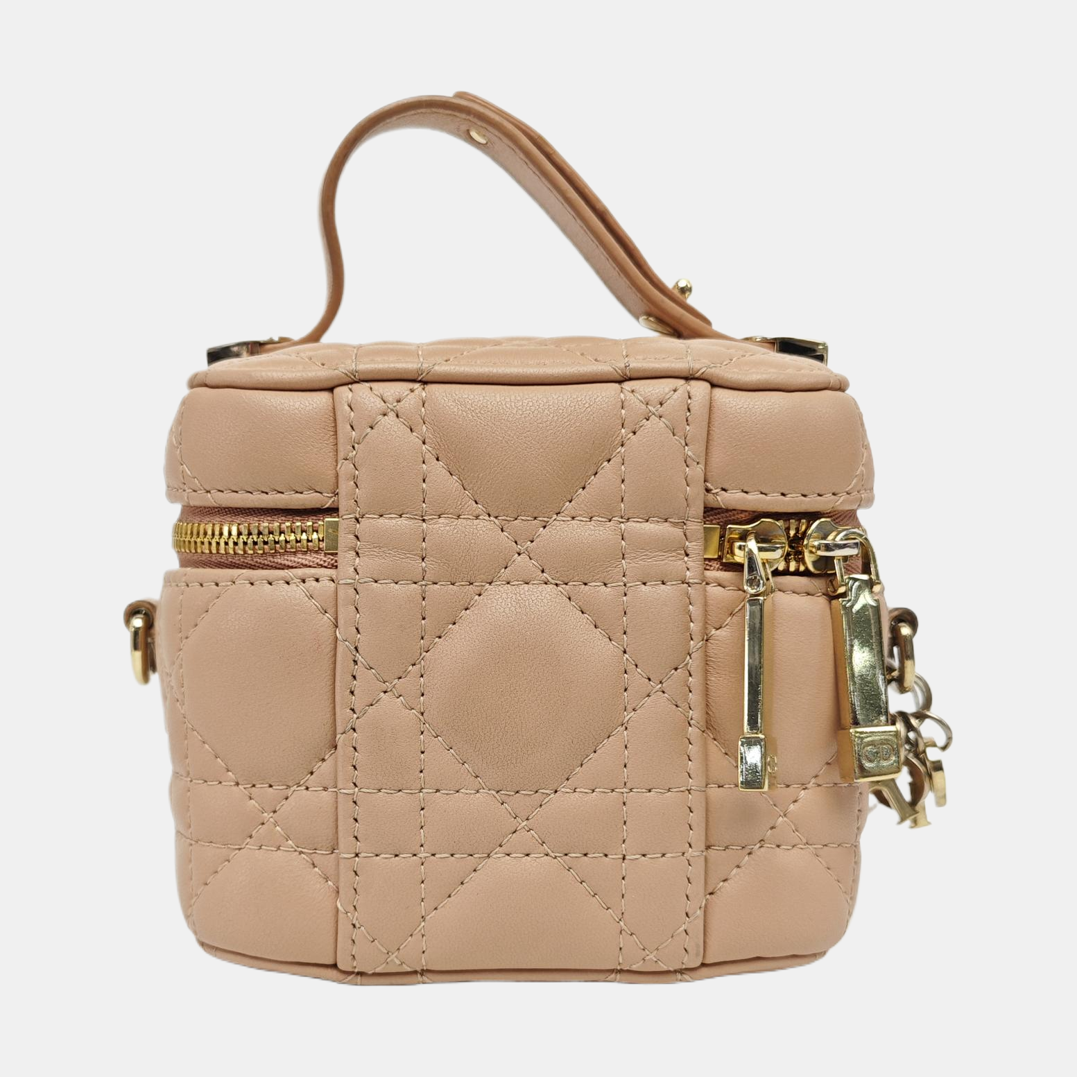 Lady Dior Super Mini Cannage Lambskin Pink