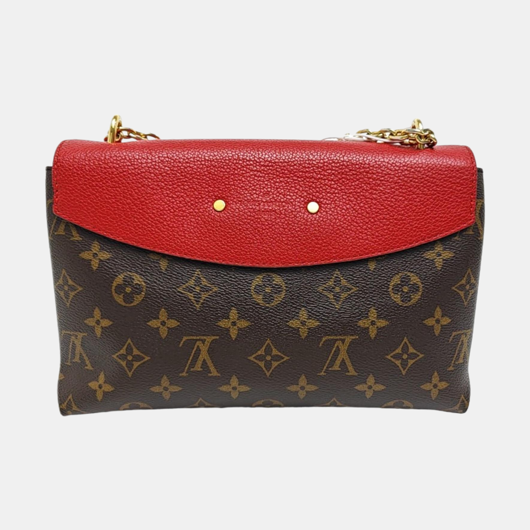 SAINT PLACIDE Monogram Coated Canvas Brown