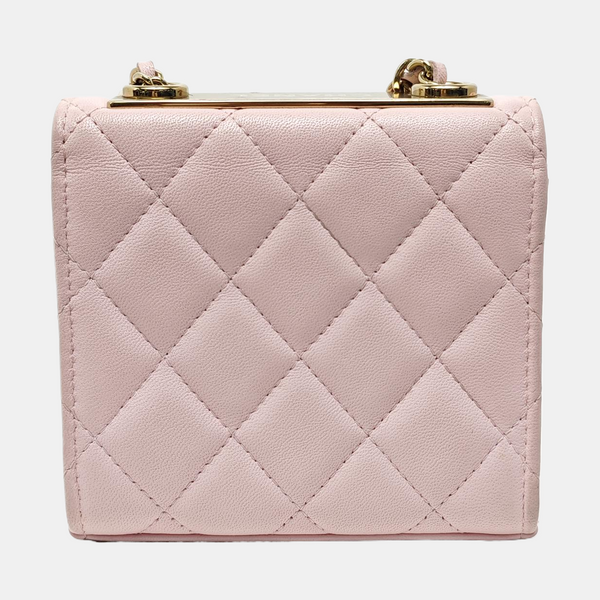 TRENDY CC Quilted Lambskin Pink