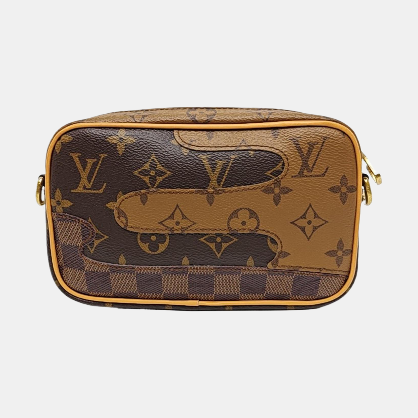 MARLY DRAGONNE Damier Ebene Coated Canvas Brown