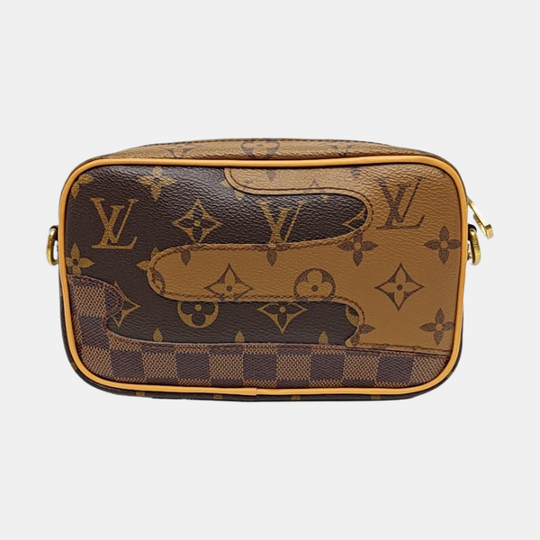 MARLY DRAGONNE Damier Ebene Coated Canvas Brown