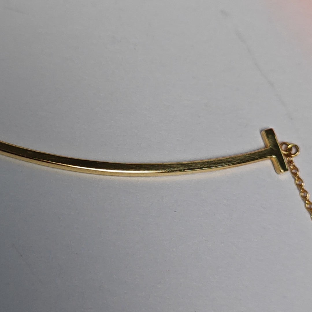 Tiffany T 18k Gold Necklace