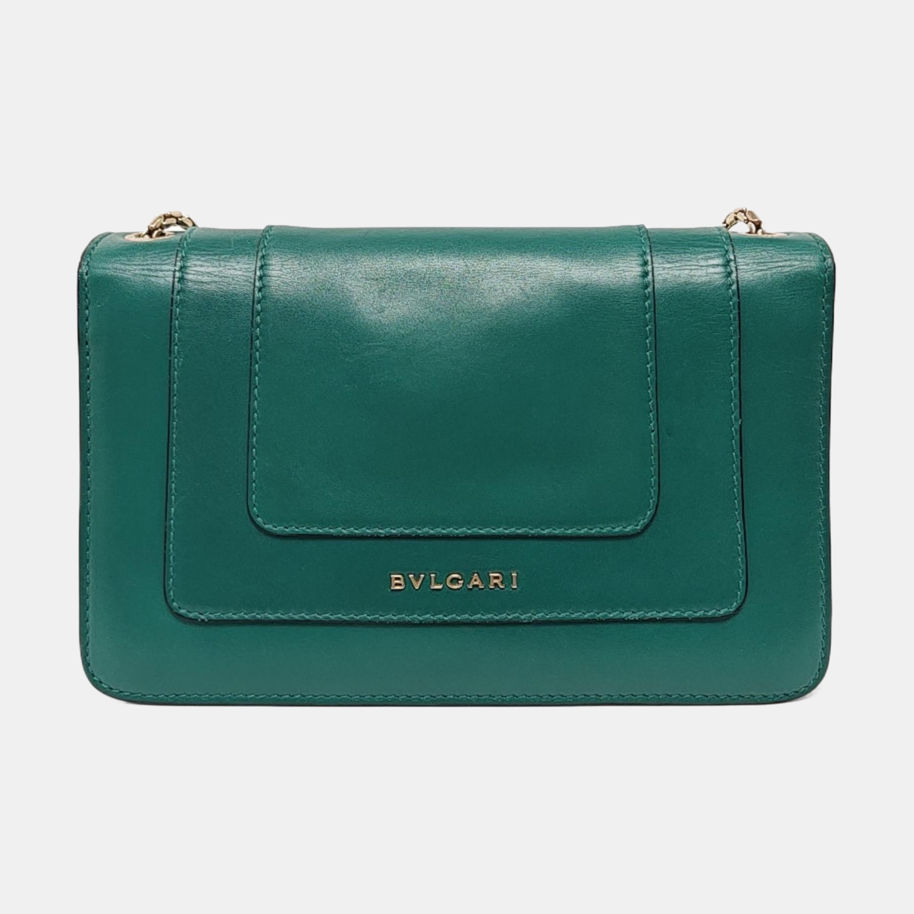SERPENTI FOREVER Small Calfskin Green