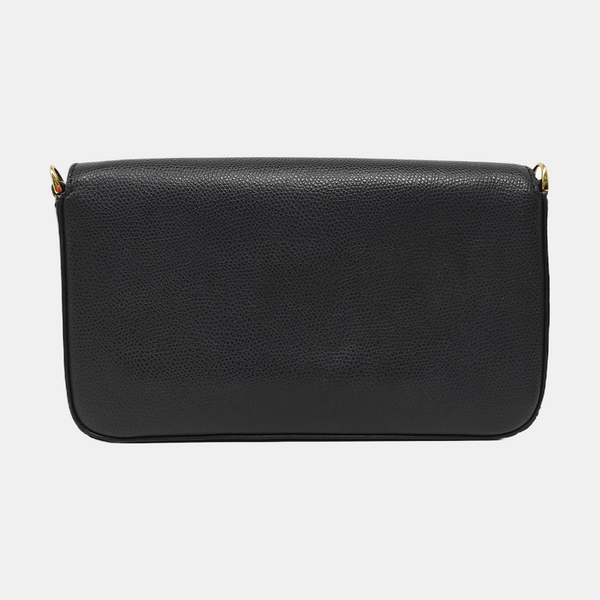 Calfskin Shoulder Bag Black