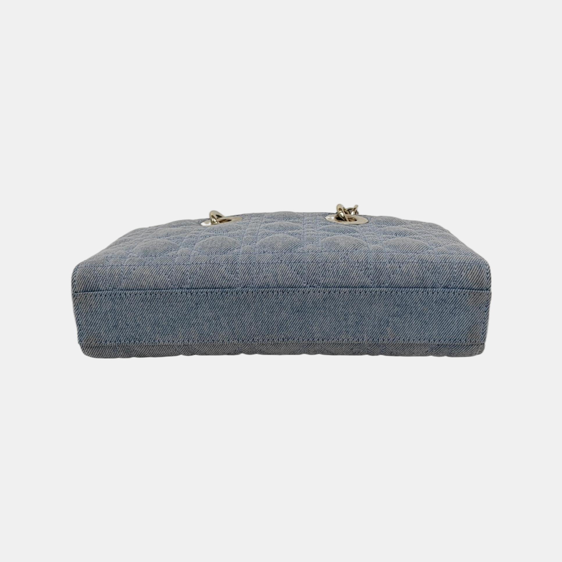 Lady D-Joy Medium Cannage Denim Blue