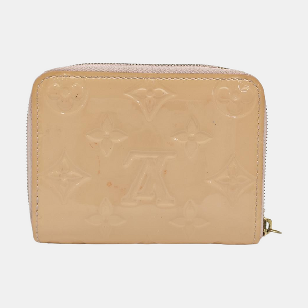 ZIPPY Monogram Patent Leather Yellow Wallet