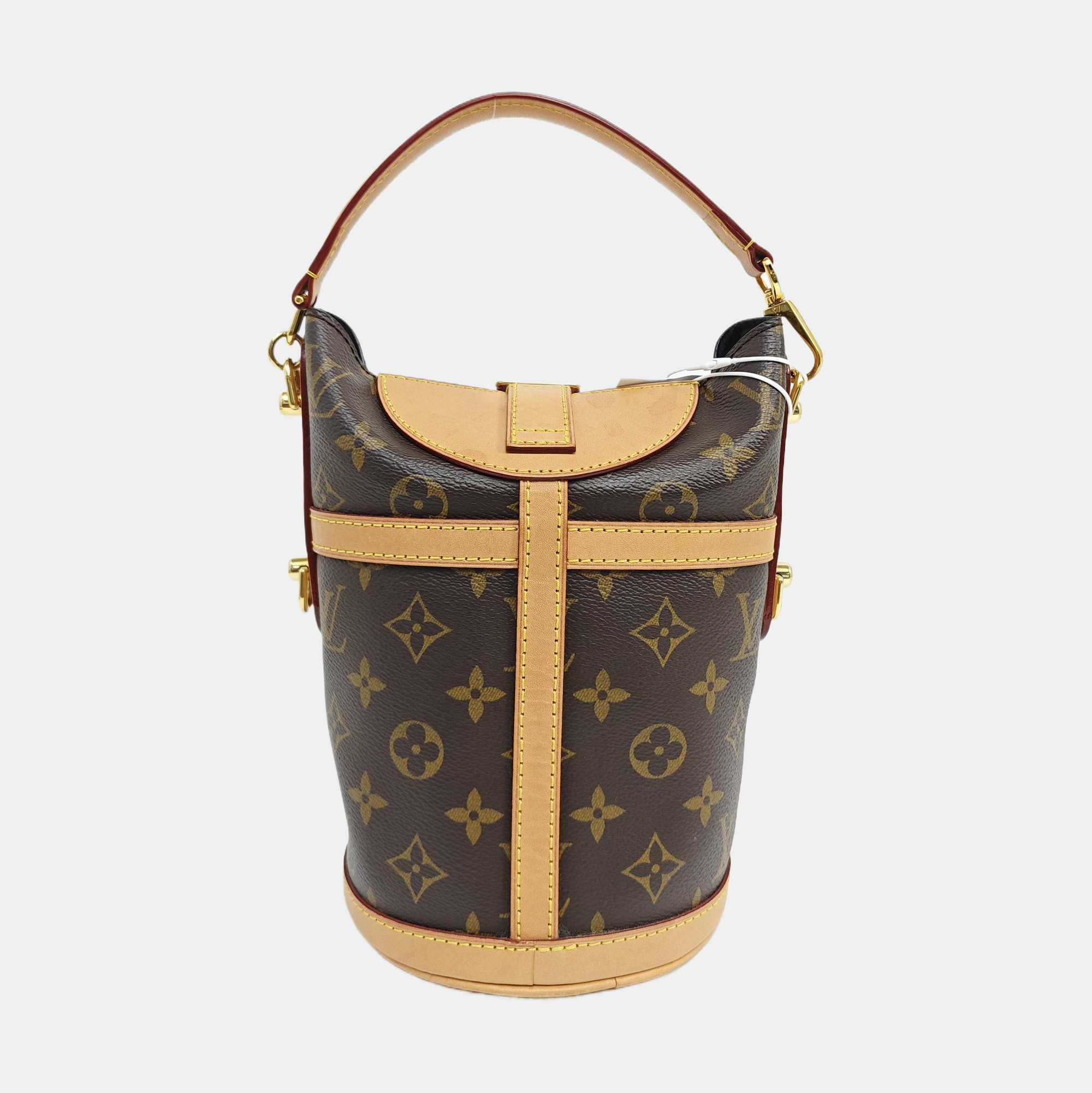 DUFFLE Monogram Coated Canvas Brown