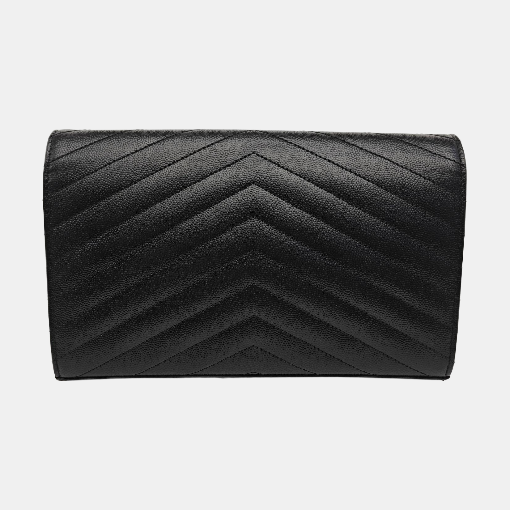 MONOGRAM Medium Chevron Calfskin Black