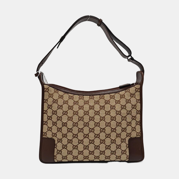 Monogram Canvas Top Handle Bag Brown