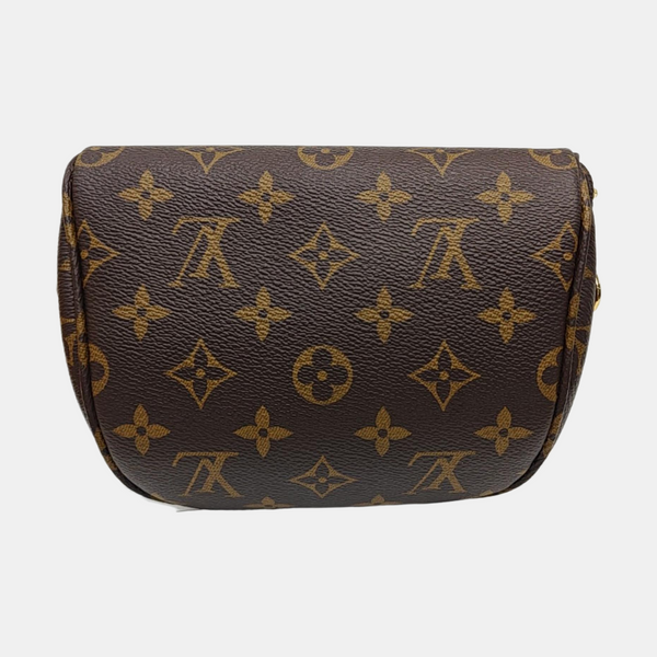 BUMBAG Mini Monogram Coated Canvas Brown