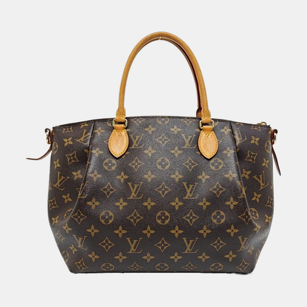 TURENNE MM Monogram Coated Canvas Brown