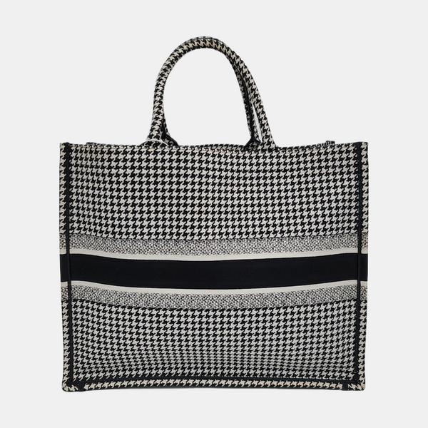 Book Tote Large Canvas Black