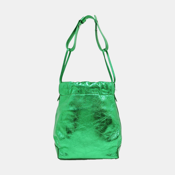 Leather Shoulder Bag Green