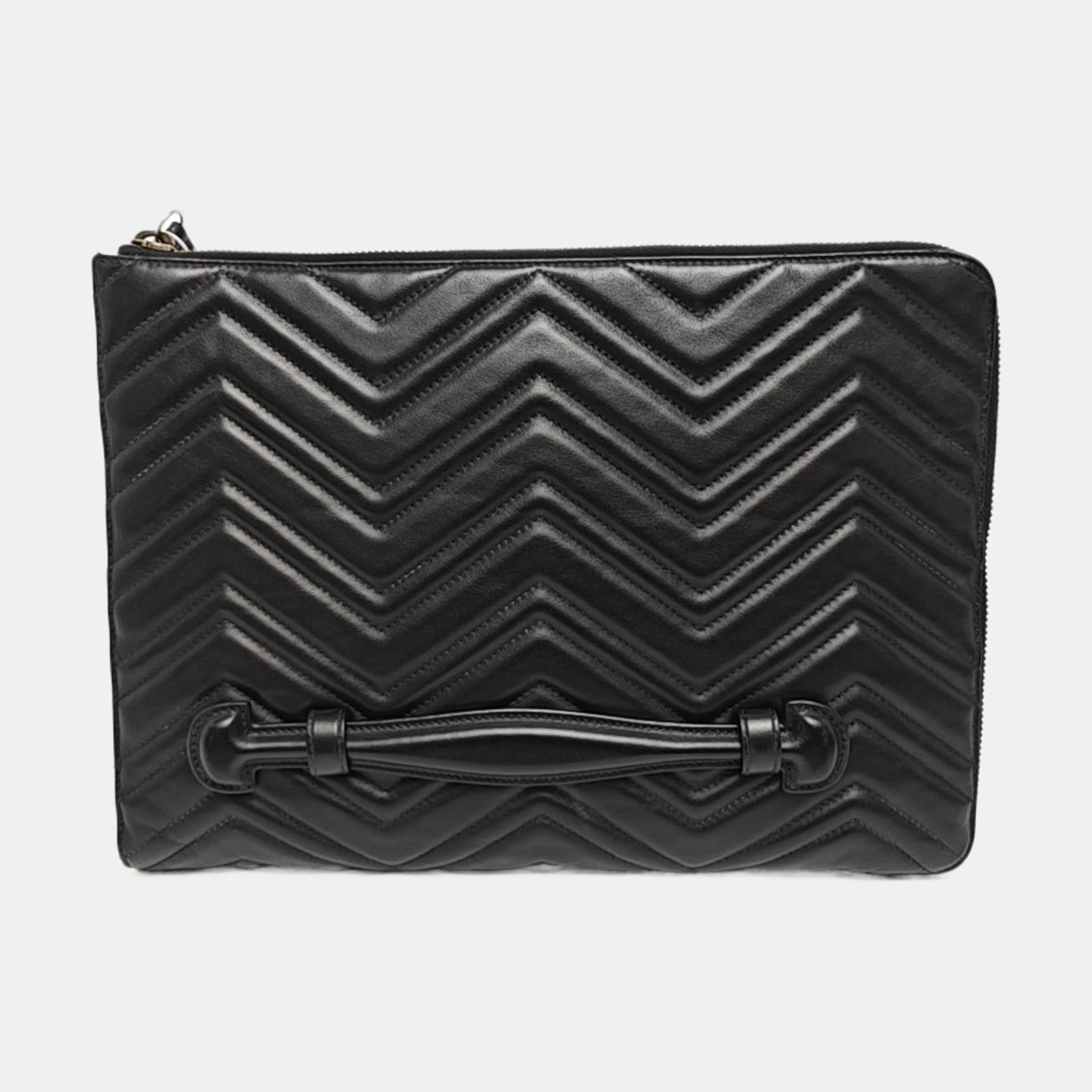 GG Marmont Large Quilted Leather Black