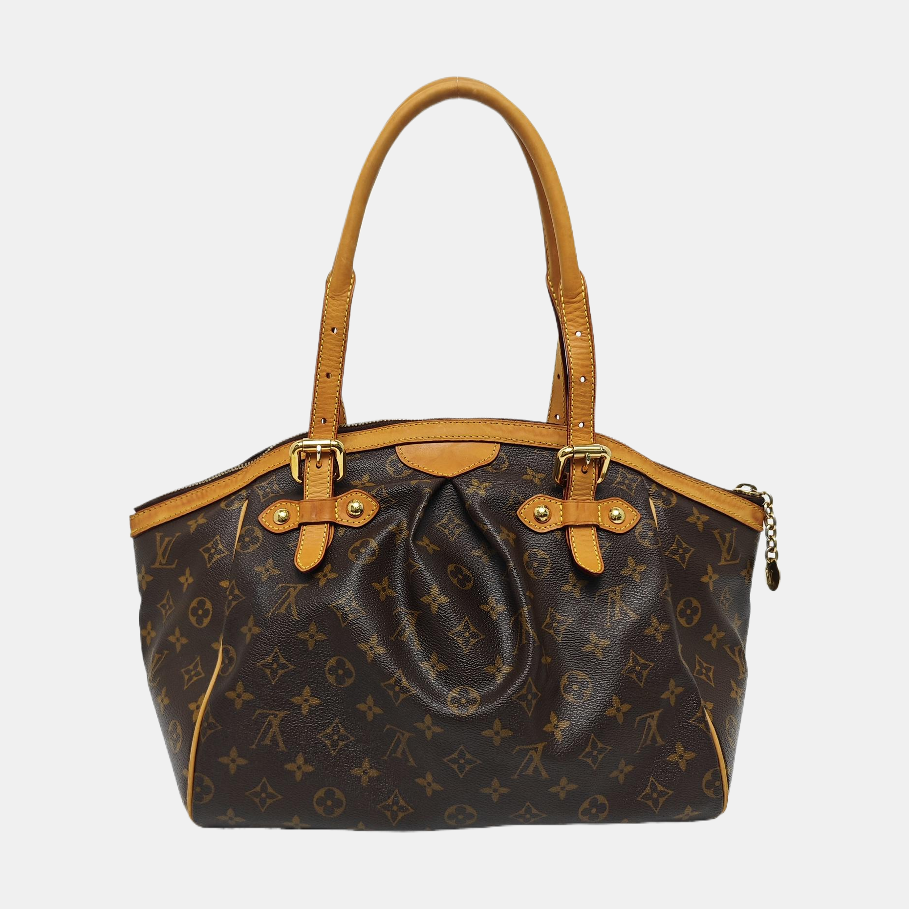 TIVOLI GM Monogram Coated Canvas Brown