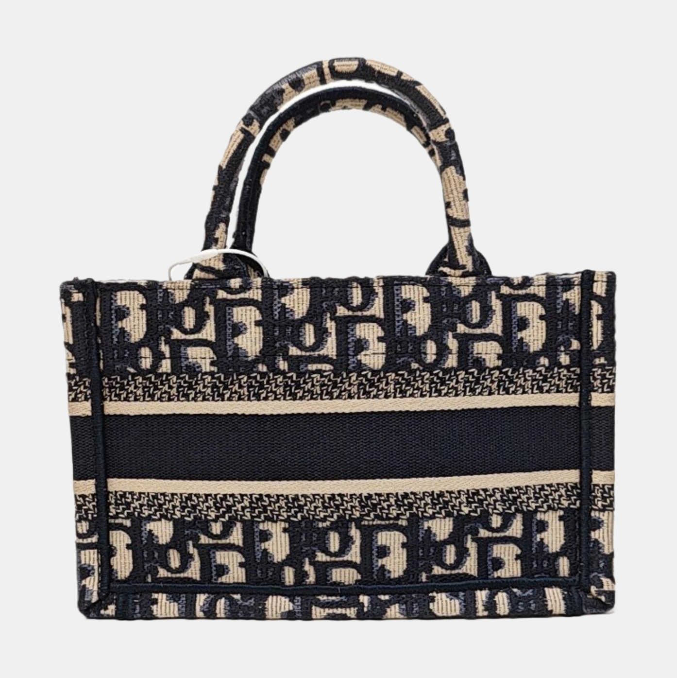 Book Tote Mini Oblique Canvas Blue