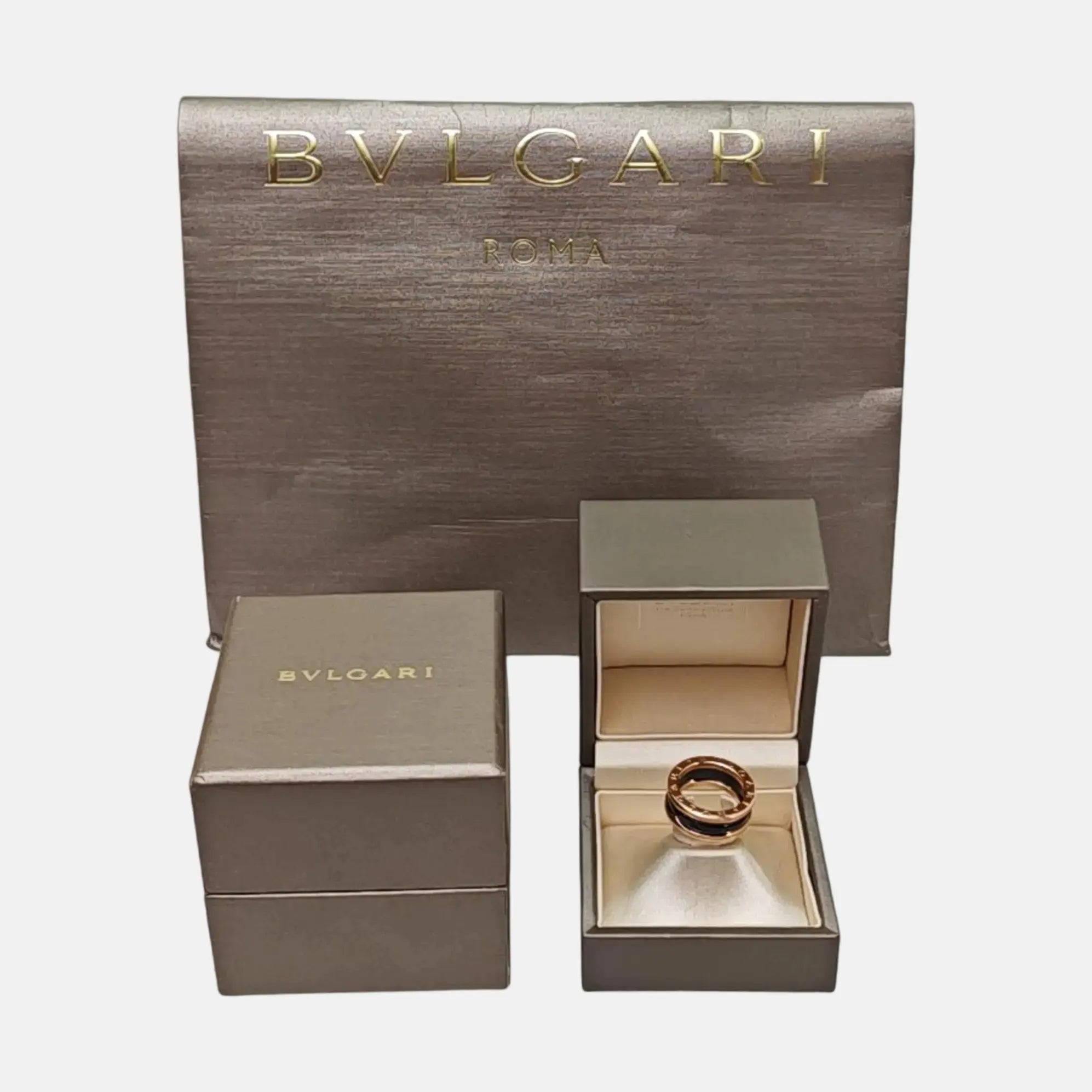 Anillo B.ZERO1 de oro rosa de 18k UE 51
