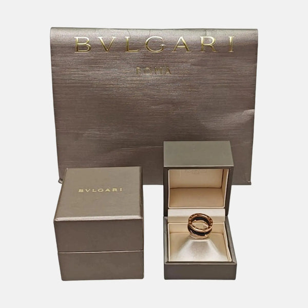 Anillo B.ZERO1 de oro rosa de 18k UE 51