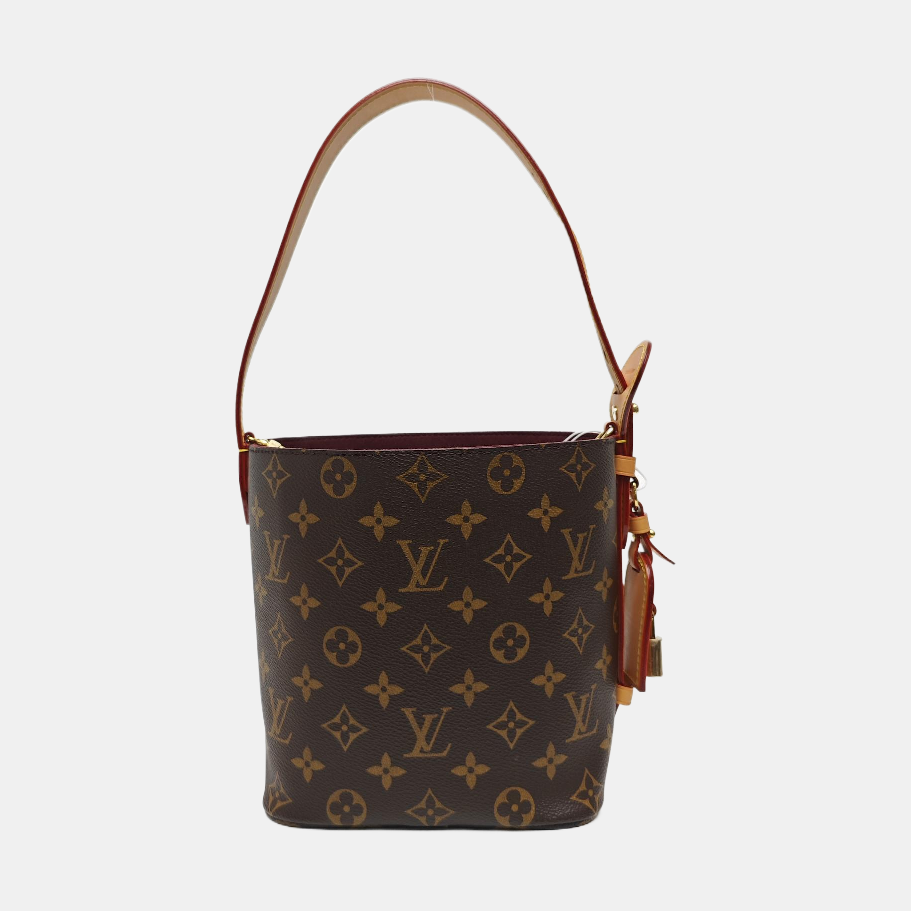 ALL IN Monogram Coated Canvas Brown