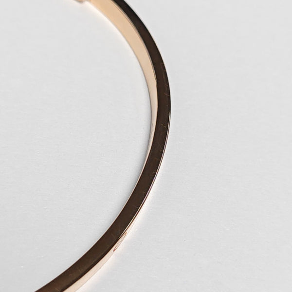 LOVE 18k Rose Gold Bangle