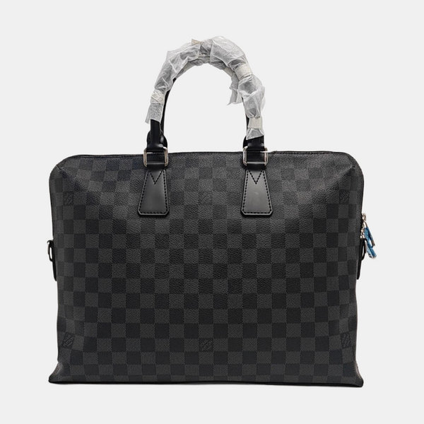 PORTE-DOCUMENTS Damier Graphite Coated Canvas Gray