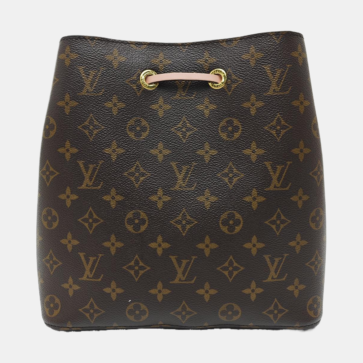 NÉONOÉ MM Monogram Coated Canvas Brown