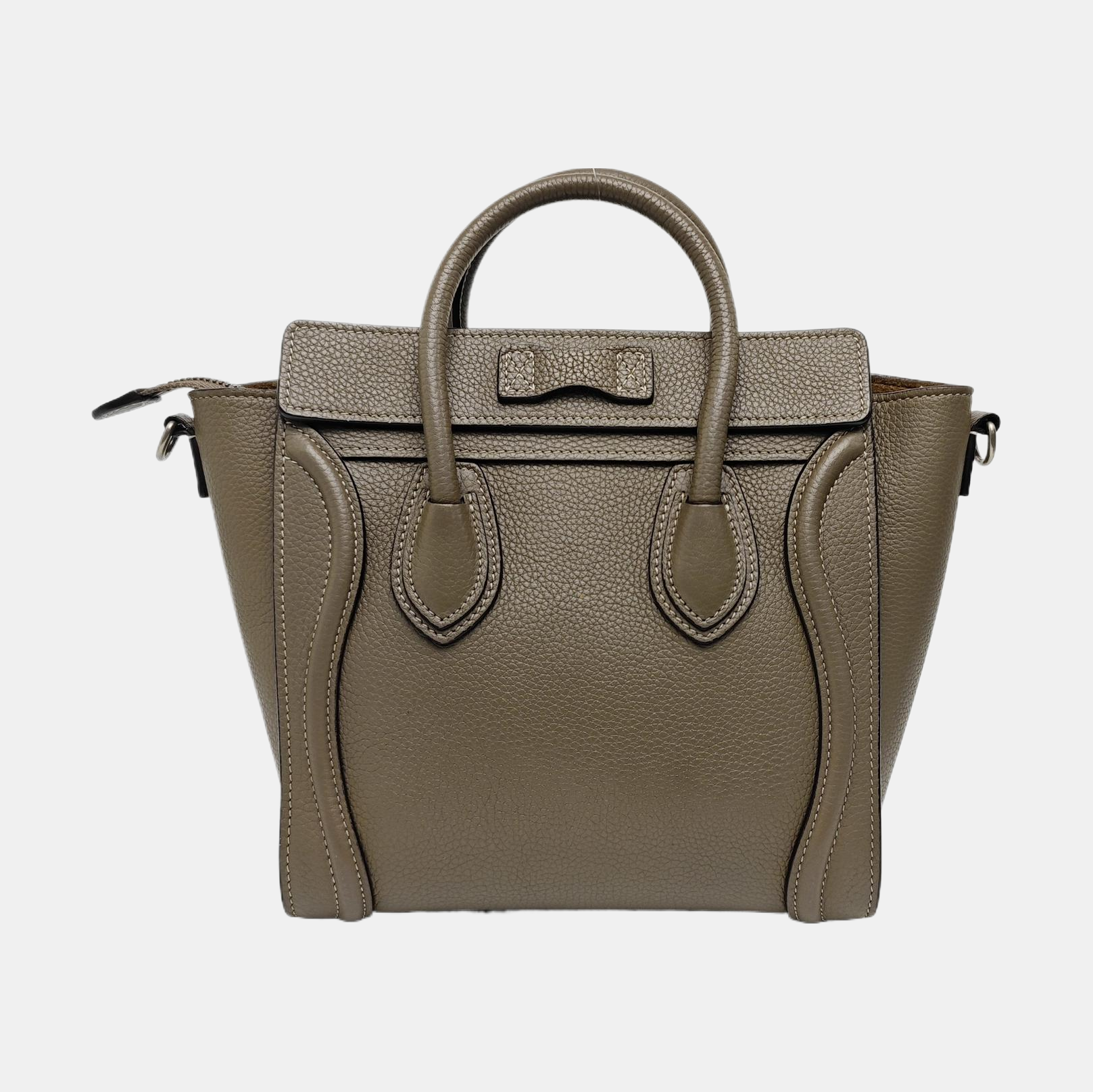 LUGGAGE Nano Calfskin Gray