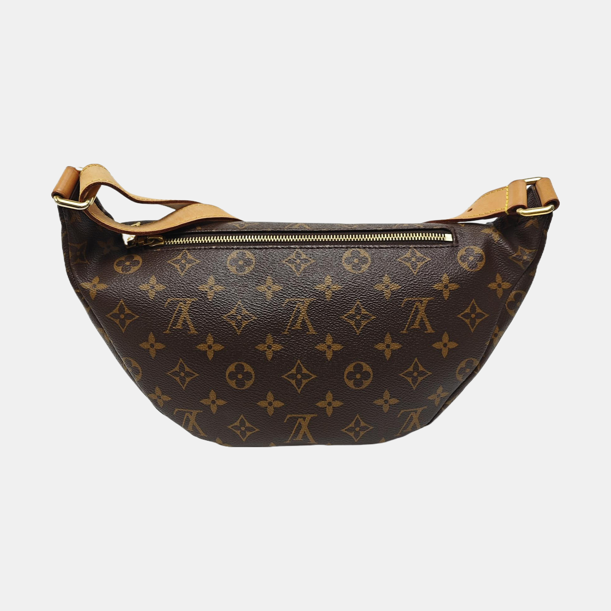 BUMBAG Monogram Coated Canvas Brown