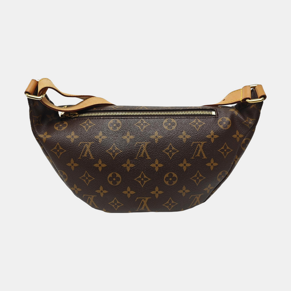 BUMBAG Monogram Coated Canvas Brown
