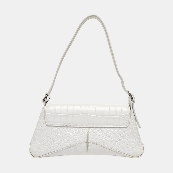 Calfskin Shoulder Bag White