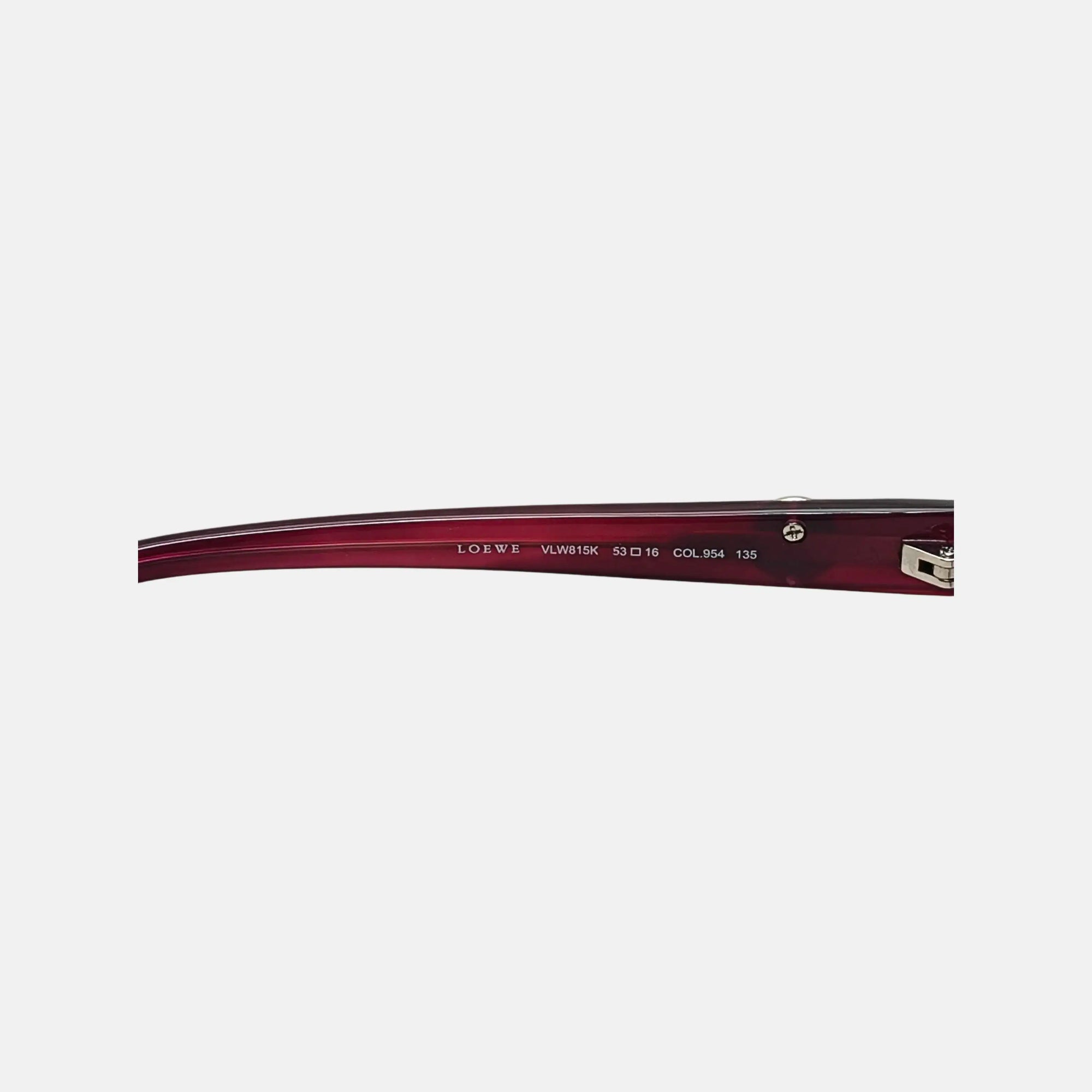 Synthetic Eyeglasses Red